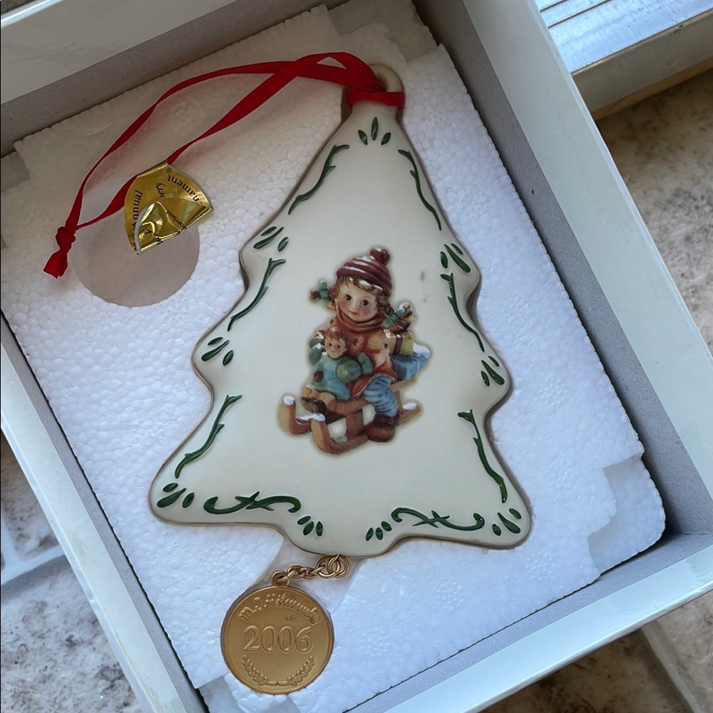 Danbury Mint M.J. Hummel Christmas Collection Ornaments